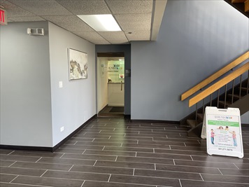 Outside front of office